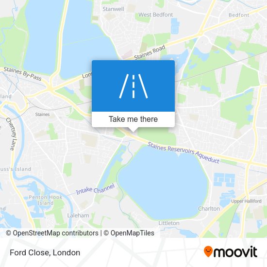 Ford Close map