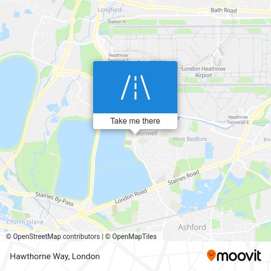 Hawthorne Way map