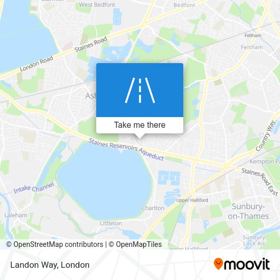 Landon Way map