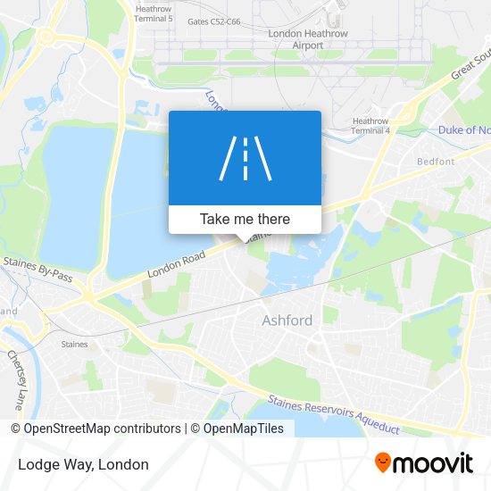 Lodge Way map