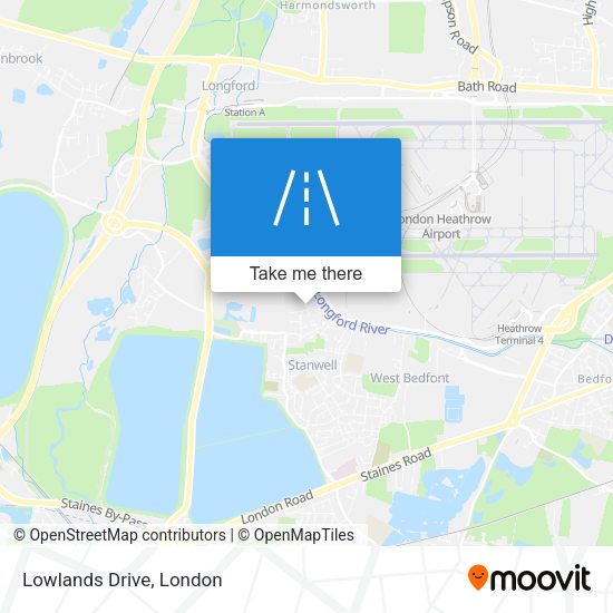 Lowlands Drive map