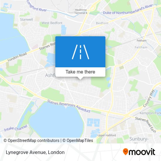 Lynegrove Avenue map