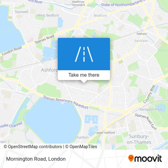 Mornington Road map