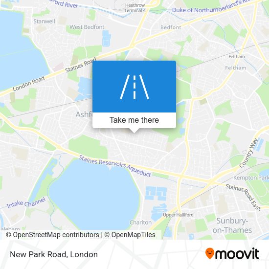 New Park Road map