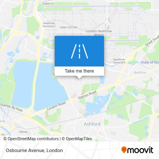 Osbourne Avenue map