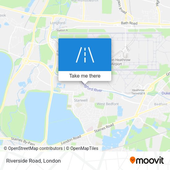 Riverside Road map