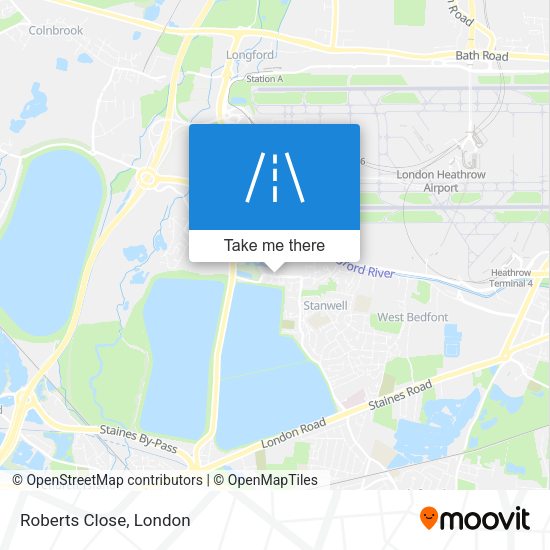 Roberts Close map