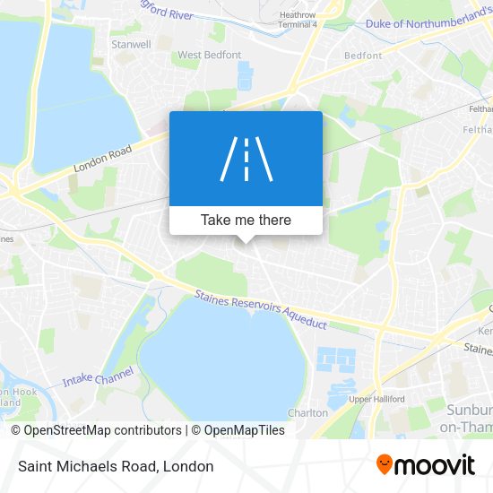 Saint Michaels Road map