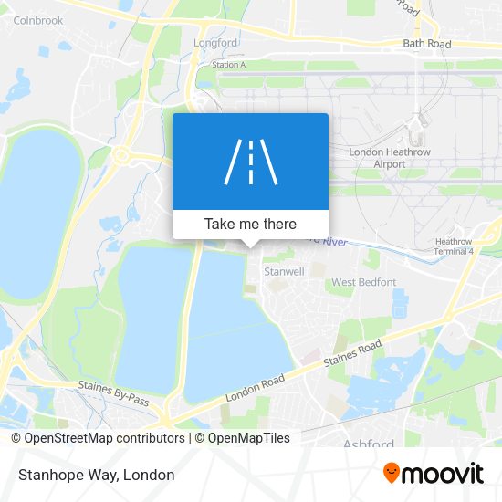 Stanhope Way map