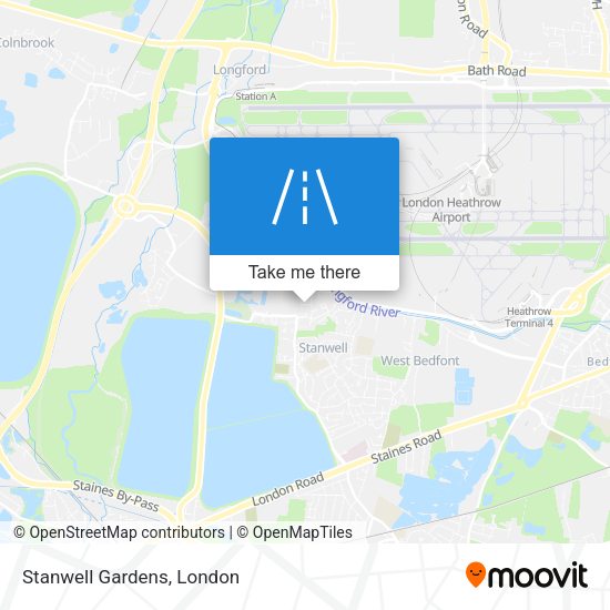 Stanwell Gardens map
