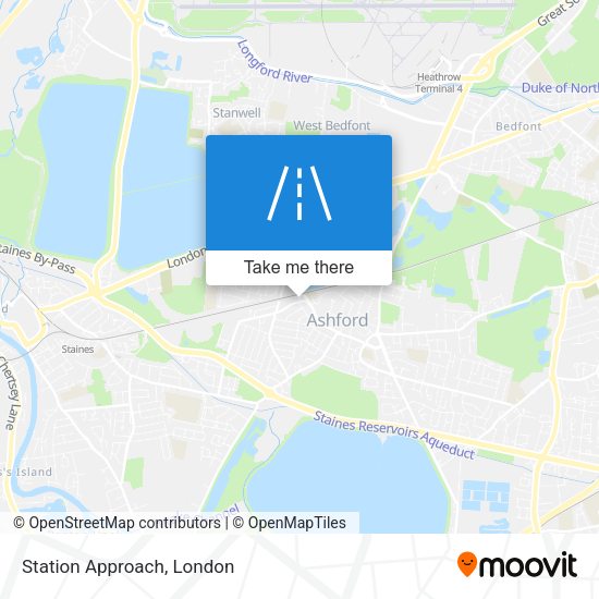 Station Approach map