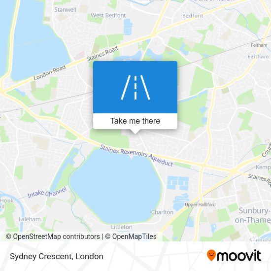 Sydney Crescent map