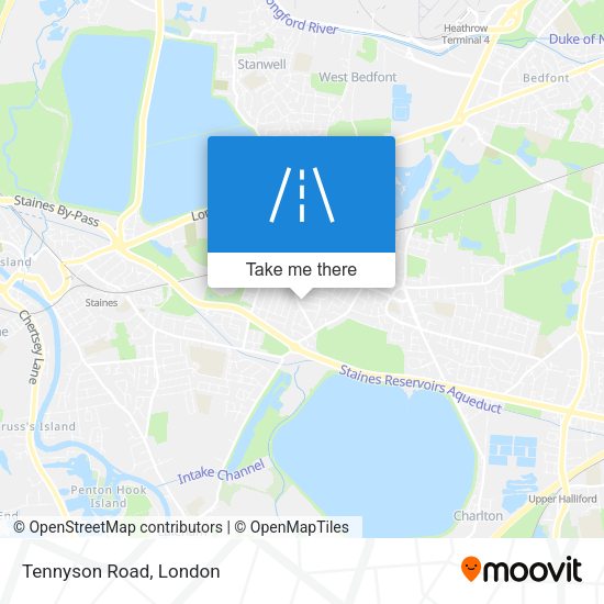 Tennyson Road map