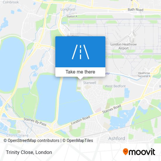 Trinity Close map