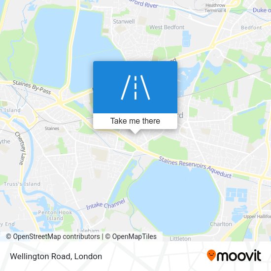 Wellington Road map