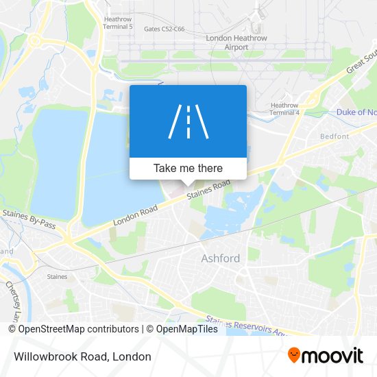 Willowbrook Road map