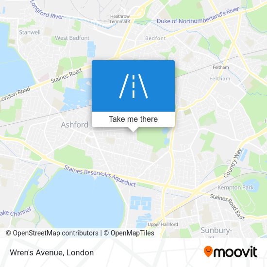 Wren's Avenue map