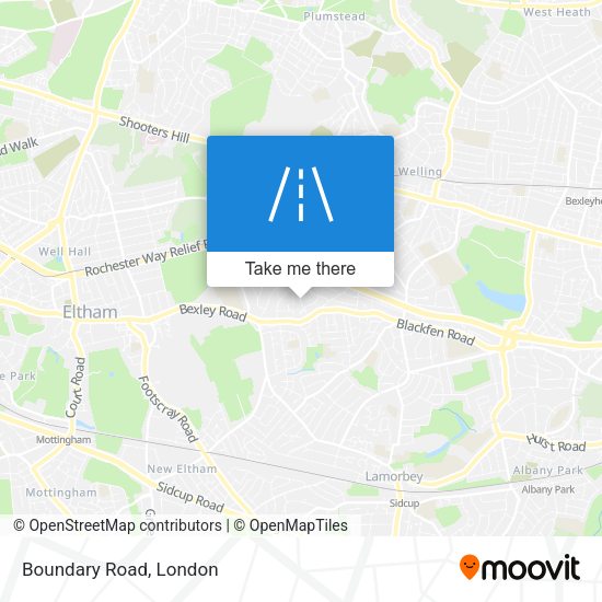 Boundary Road map