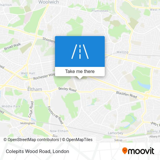Colepits Wood Road map