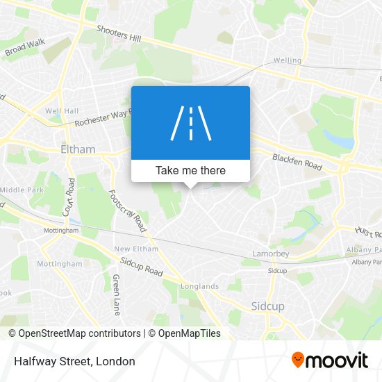 Halfway Street map