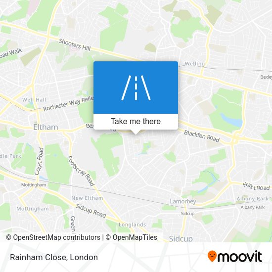 Rainham Close map
