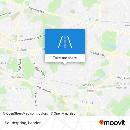 Southspring map
