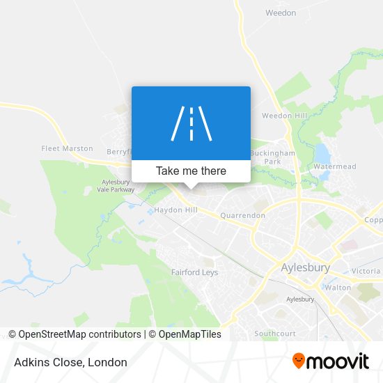 Adkins Close map