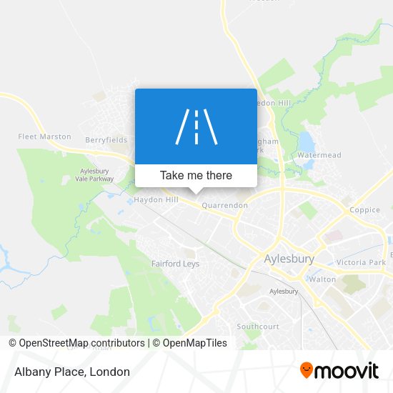 Albany Place map