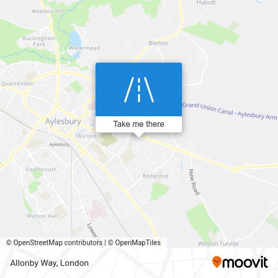 Allonby Way map