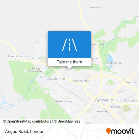 Angus Road map