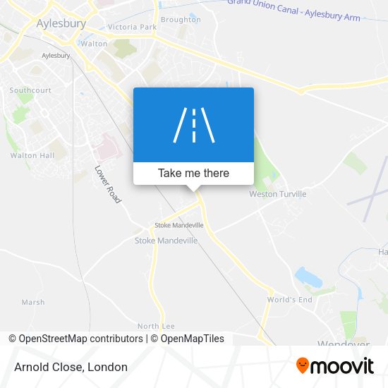 Arnold Close map