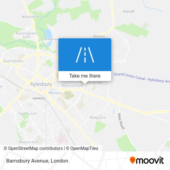 Barnsbury Avenue map