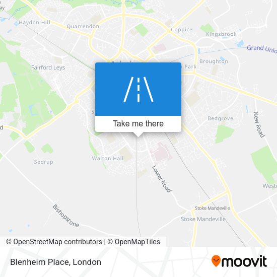 Blenheim Place map