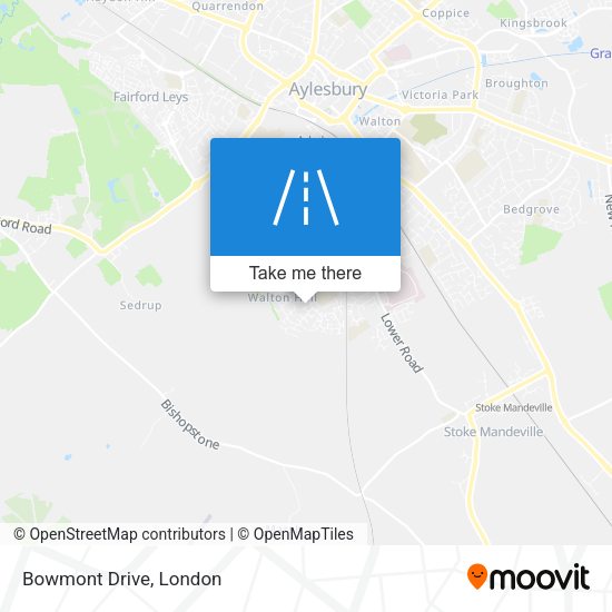 Bowmont Drive map