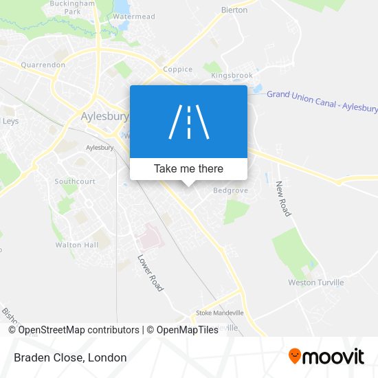 Braden Close map