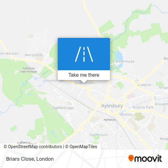 Briars Close map