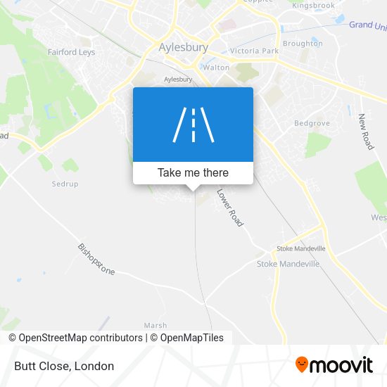 Butt Close map