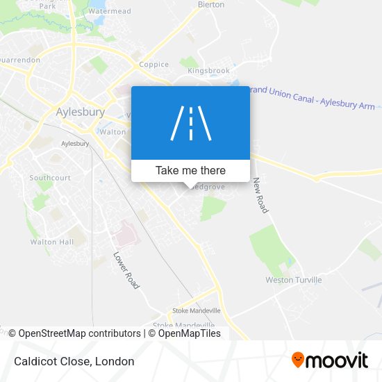 Caldicot Close map