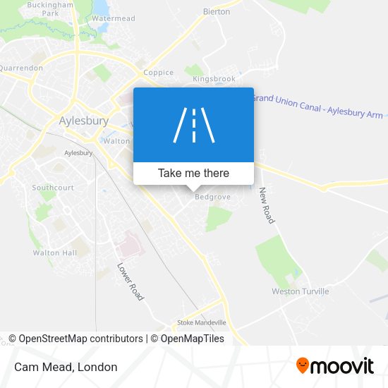Cam Mead map