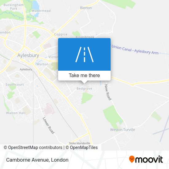 Camborne Avenue map