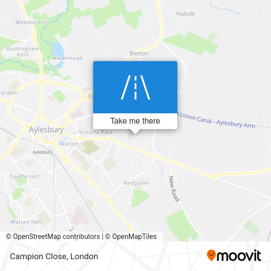 Campion Close map