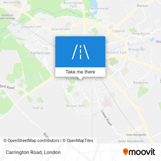 Carrington Road map