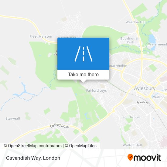 Cavendish Way map