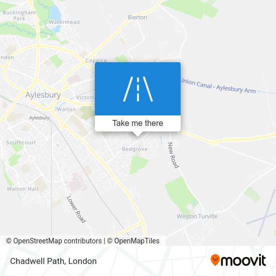Chadwell Path map
