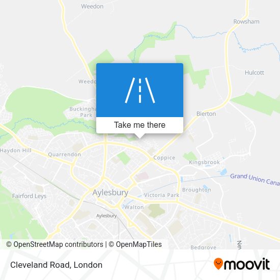Cleveland Road map