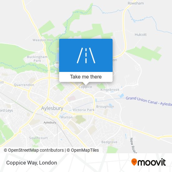 Coppice Way map