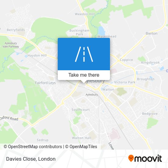 Davies Close map