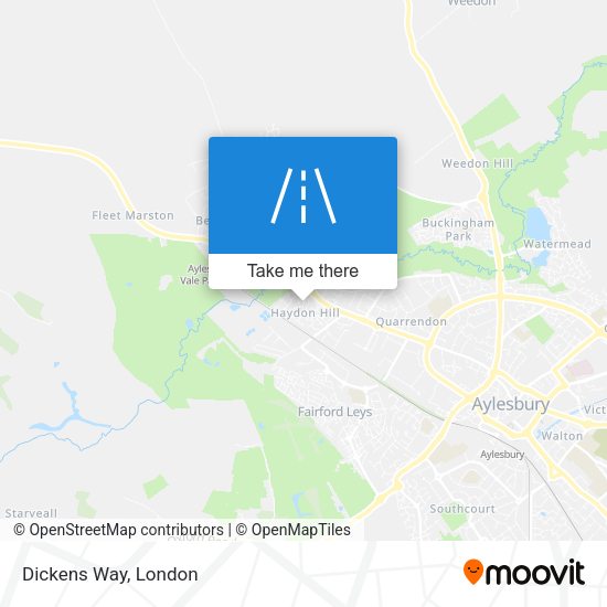 Dickens Way map