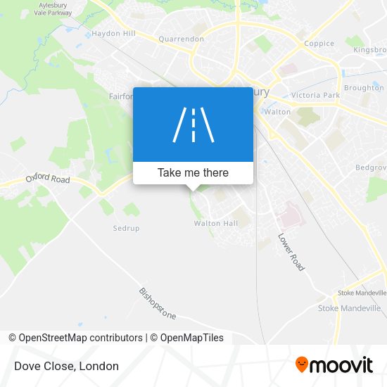 Dove Close map