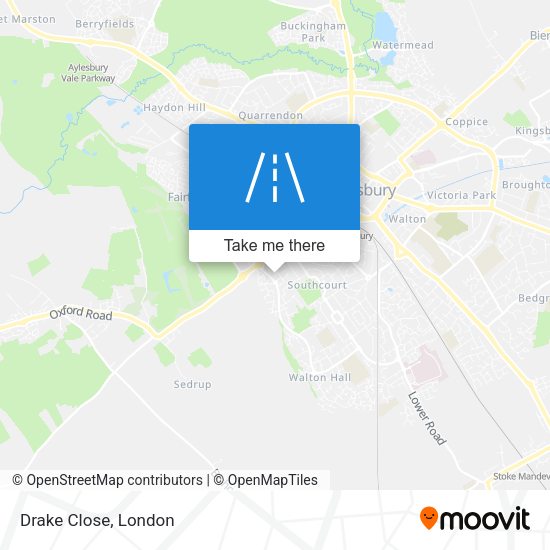 Drake Close map